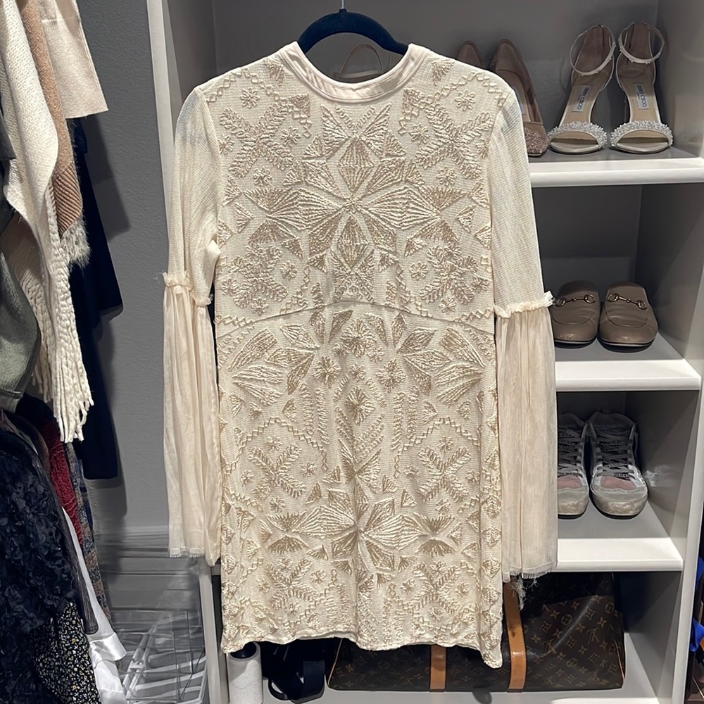 NWT free people cream dress!